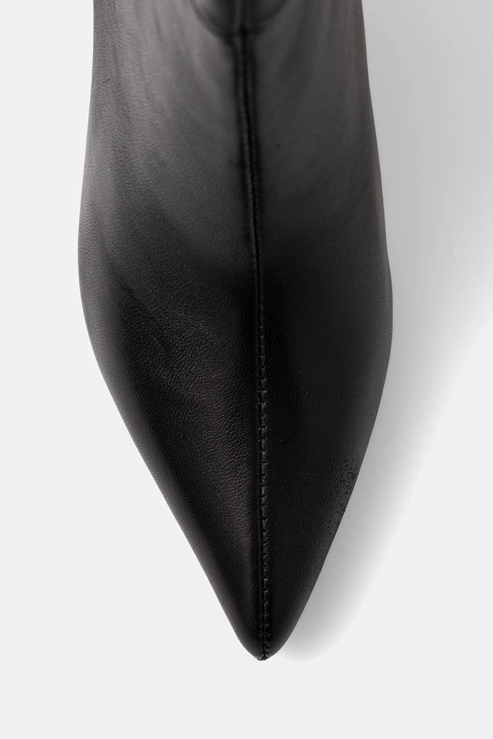 Kožené čižmy Steve Madden Lavan čierna 11003290.017