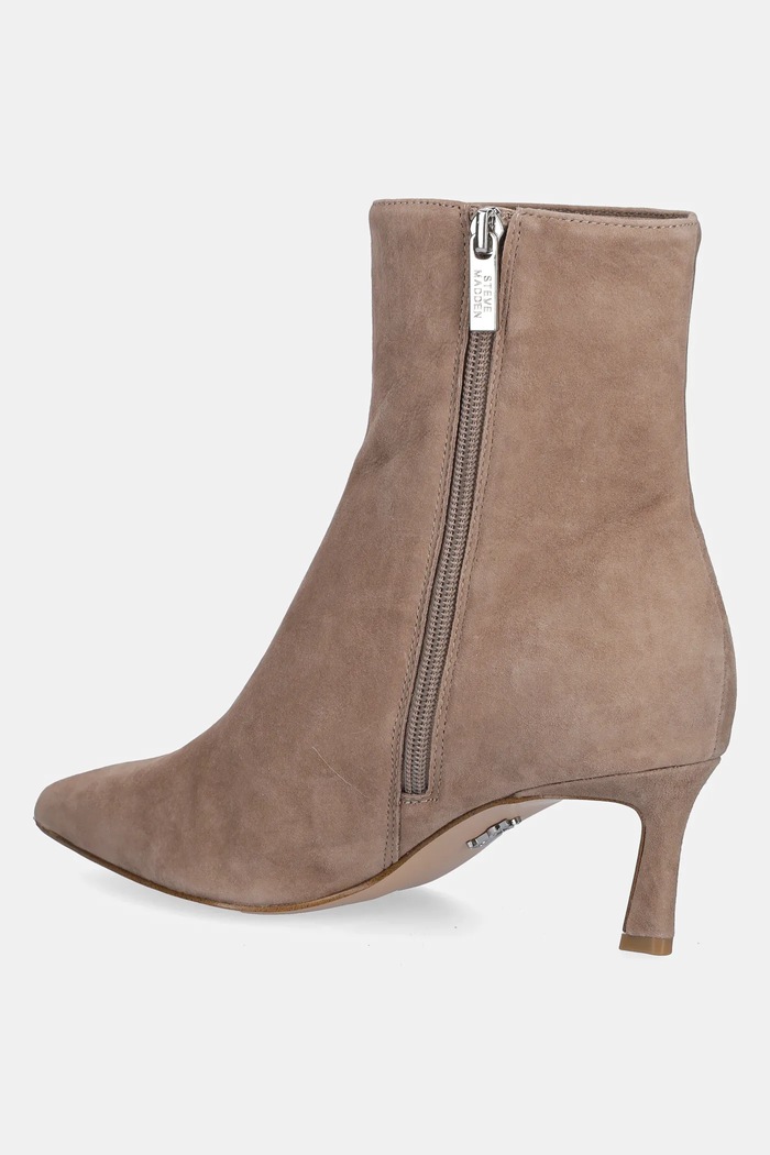 Încălțăminte Steve Madden cizme din piele întoarsă Lulah 11003282.02C bej