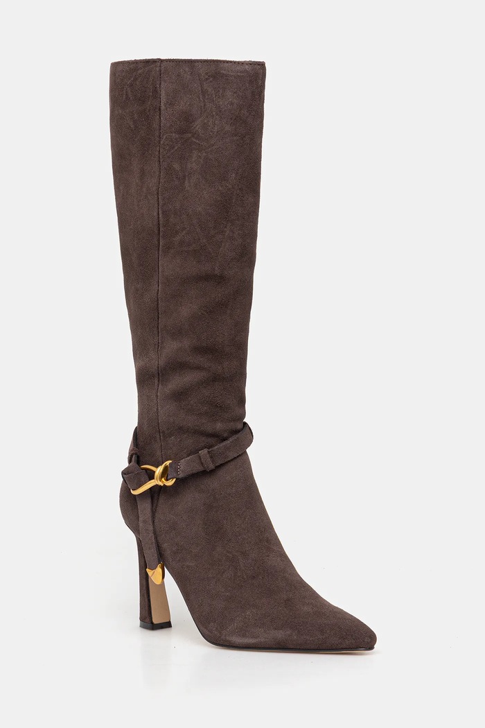 Steve Madden kozaki zamszowe Sirrens nieocieplane brązowy 11004776.205