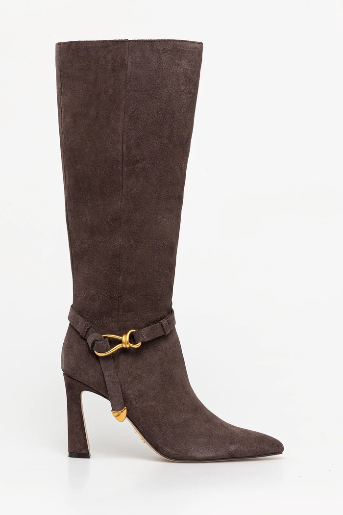 Steve Madden kozaki zamszowe Sirrens 11004776.205 brązowy AW25