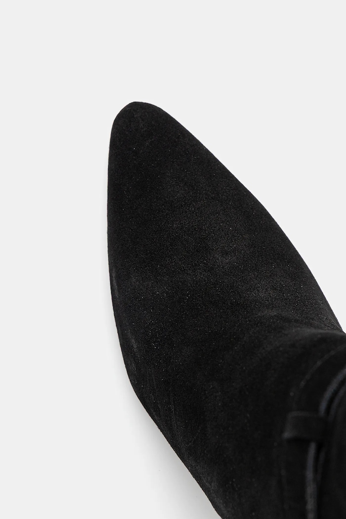 Steve Madden csizma velúrból Sirrens fekete 11004776.015