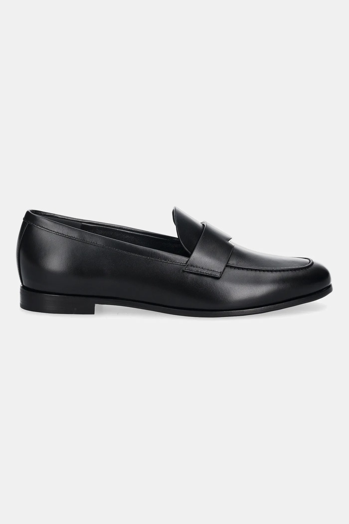 Kožne mokasinke Max Mara REGENTMOC 2524526071600 crna AW25