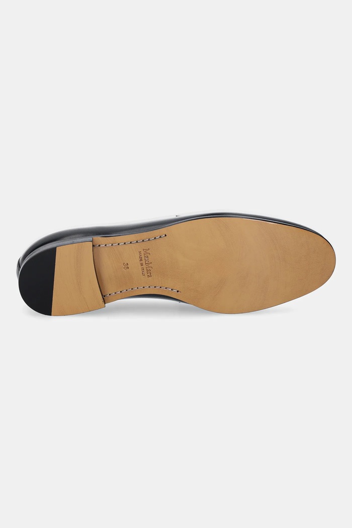 Kožne mokasinke Max Mara REGENTMOC 2524526071600 crna