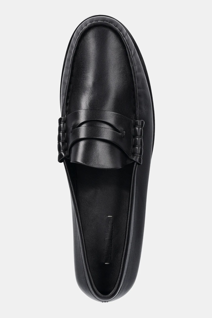Kožne mokasinke Max Mara BOYMOC crna 2524526391600