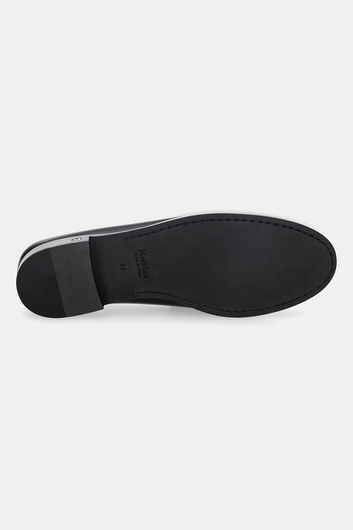 Kožne mokasinke Max Mara BOYMOC 2524526391600 crna
