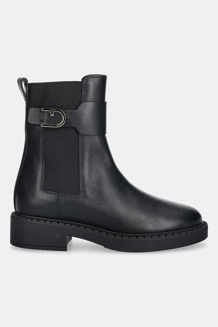 Kožené kotníkové boty Furla New Legacy YK09FNL.BX0283.O6000 černá AW25