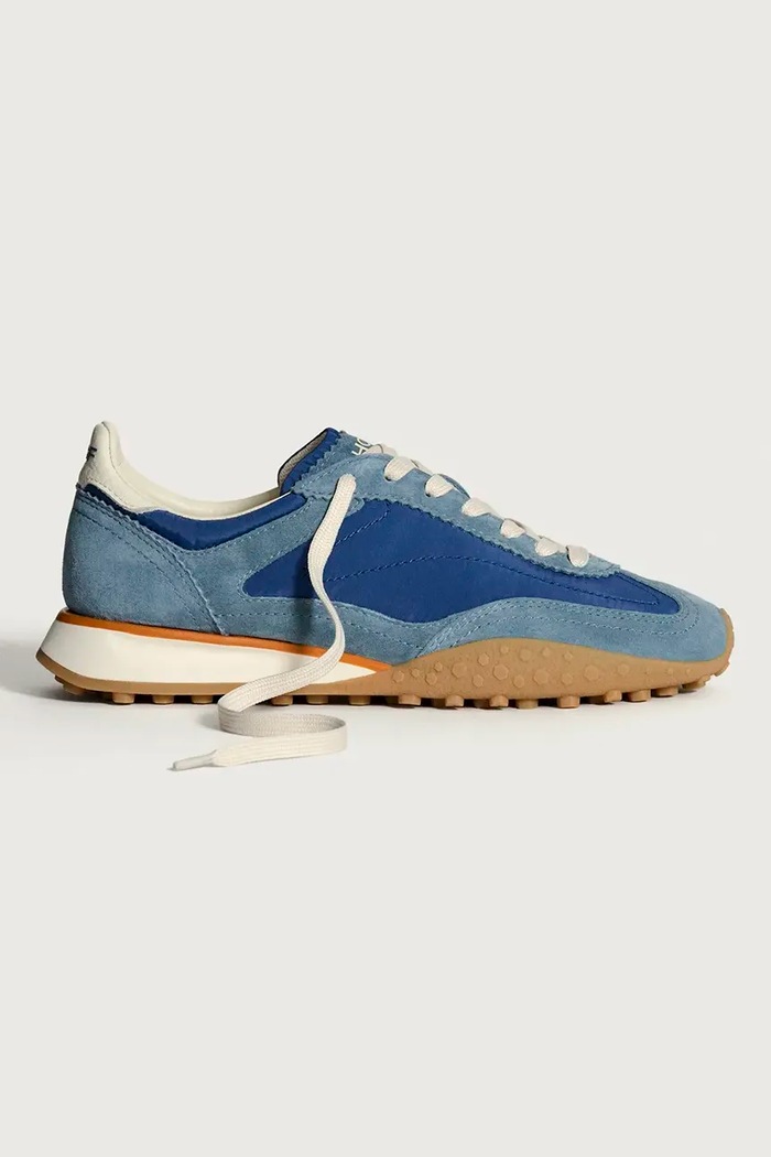 Hoff sneakers BRIDGE MKII BLUE piele întoarsă albastru 22559002
