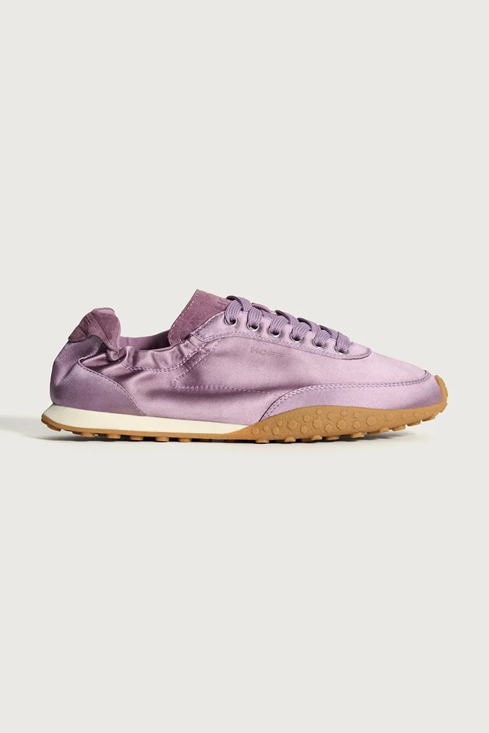 Hoff sneakers BRIDGE SATIN LILAC pelle scamosciata violetto 22561009