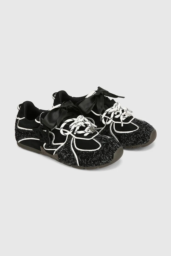 Naked Wolfe sneakersy Adored Adored.Black.Hairy czarny AW25