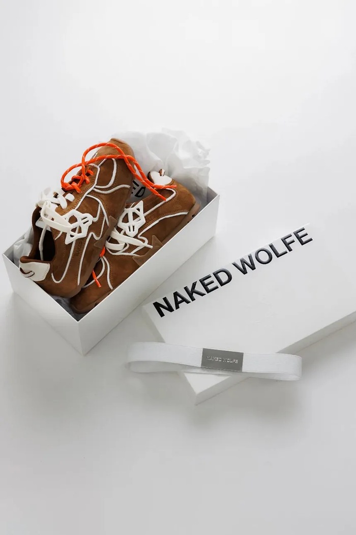 Naked Wolfe Adored tenisky dámske semišové Adored.Tan.White hnedá