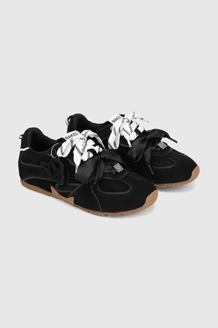 Naked Wolfe Δερμάτινα sneakers Naked Wolfe Adored Adored.Black μαύρο AW25