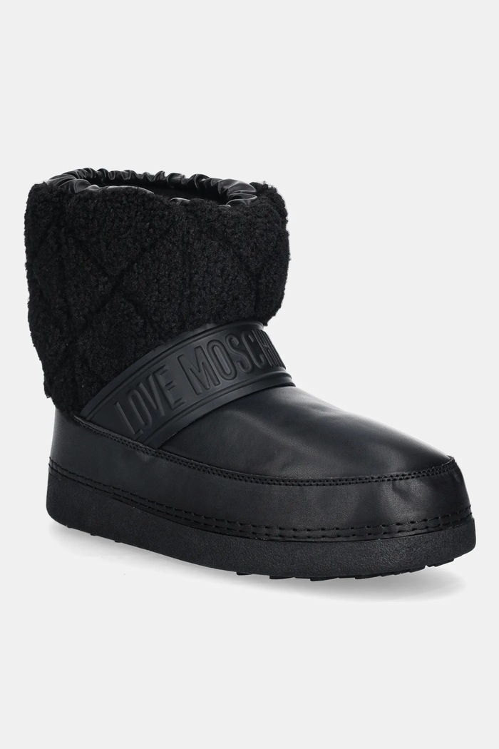 Love Moschino cizme de iarnă izolat negru JA24412G0NISJ00A