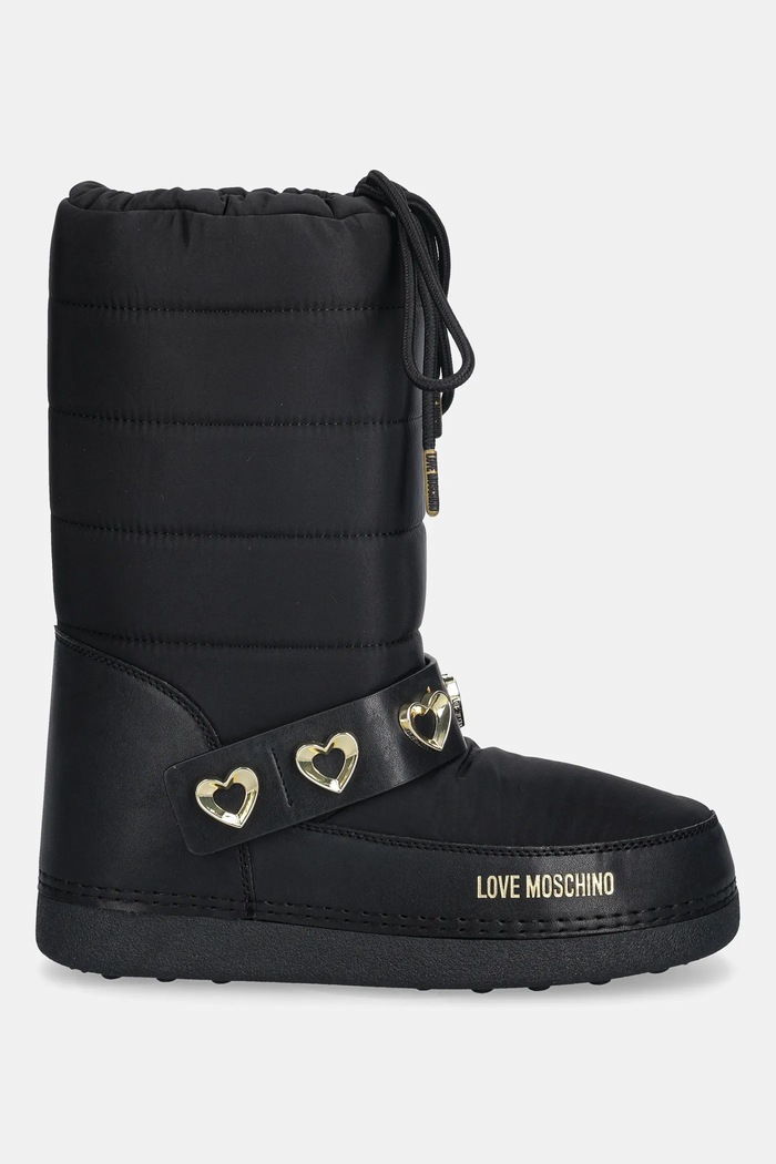 Snehule Love Moschino JA24192G0NISD00B čierna AW25