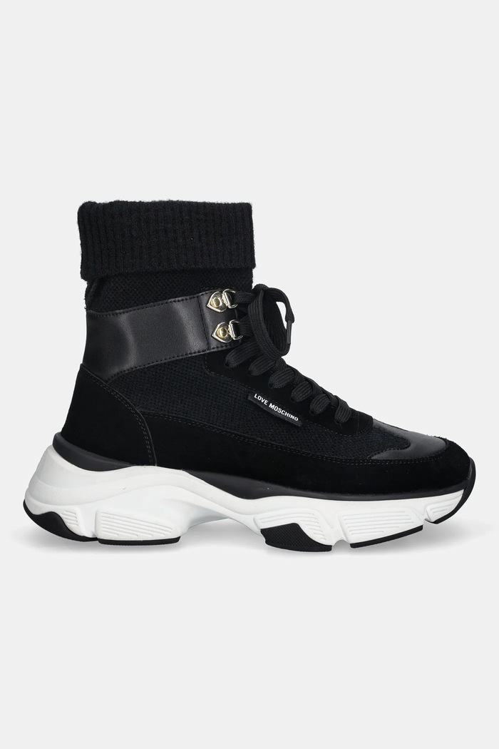 Love Moschino sneakers JA15366G0NIY600A negru AW25