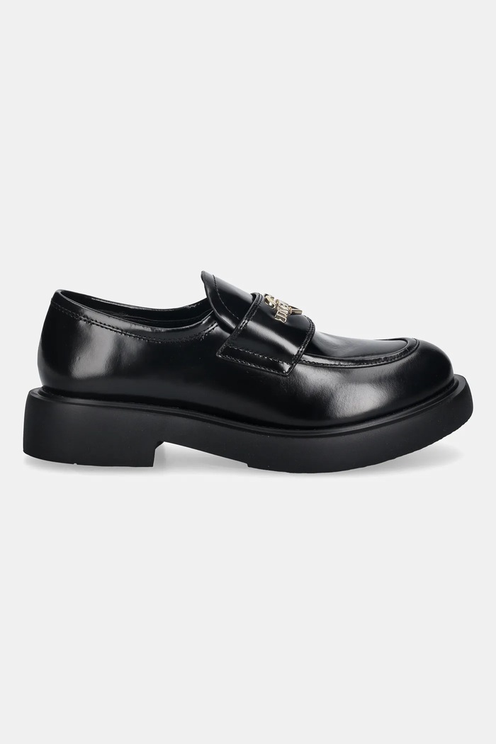 Kožené mokasíny Love Moschino JA10404G0NJD0000 čierna AW25