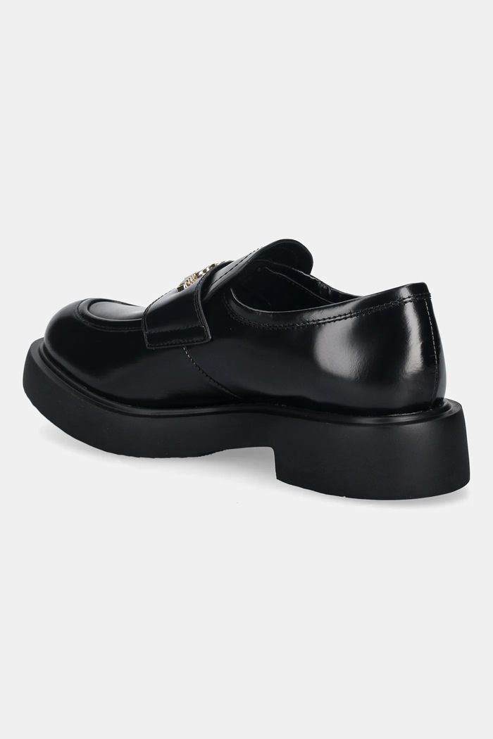 Obuv Kožené mokasíny Love Moschino JA10404G0NJD0000 čierna