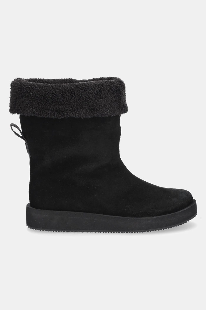 Semišové snehule HUGO Zaralyn 50552743.001 čierna AW25
