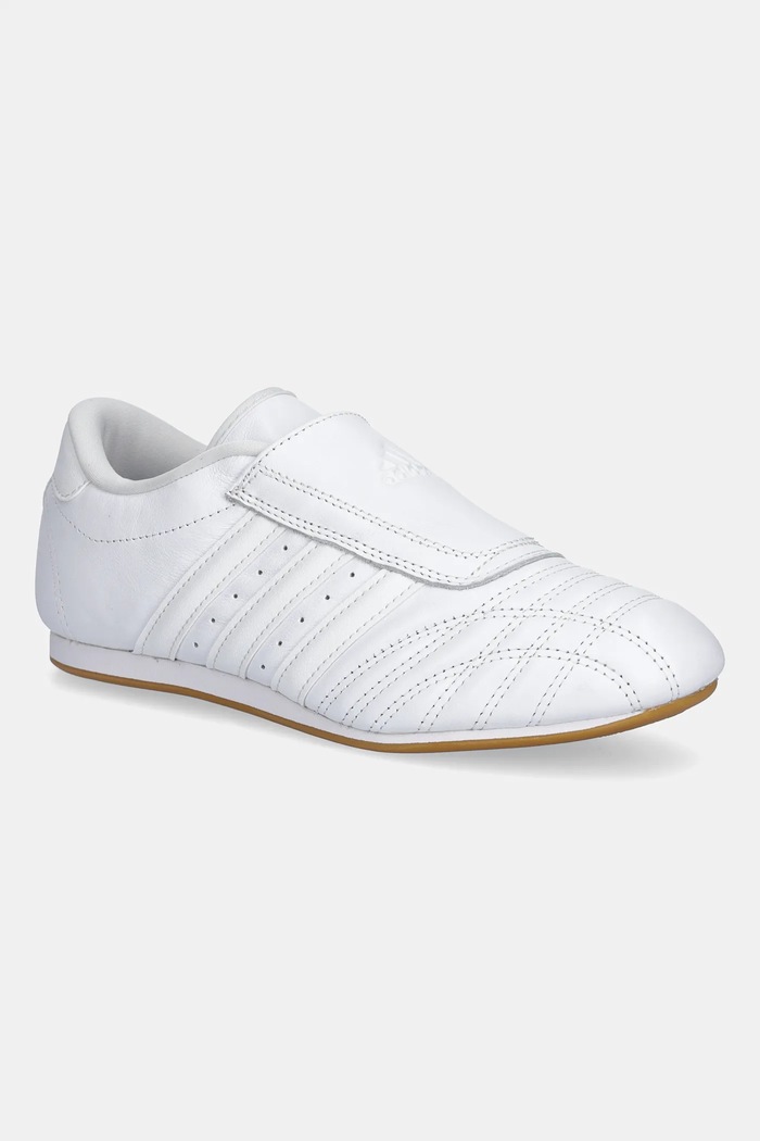 Sneakers adidas Originals adidas TAEKWONDO W απομίμηση λείου δέρματος λευκό JS4012