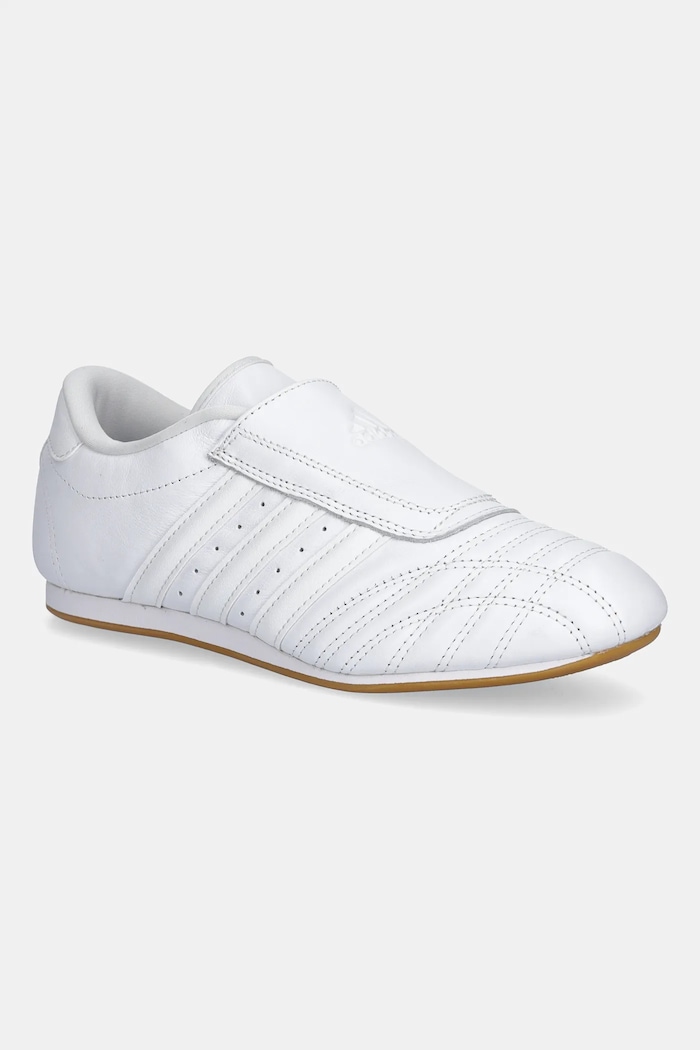 Sneakers adidas Originals adidas TAEKWONDO W απομίμηση λείου δέρματος λευκό JS4012