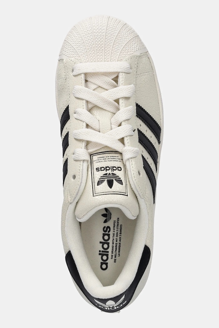 Δερμάτινα sneakers adidas Originals SUPERSTAR II W μπεζ JS4013