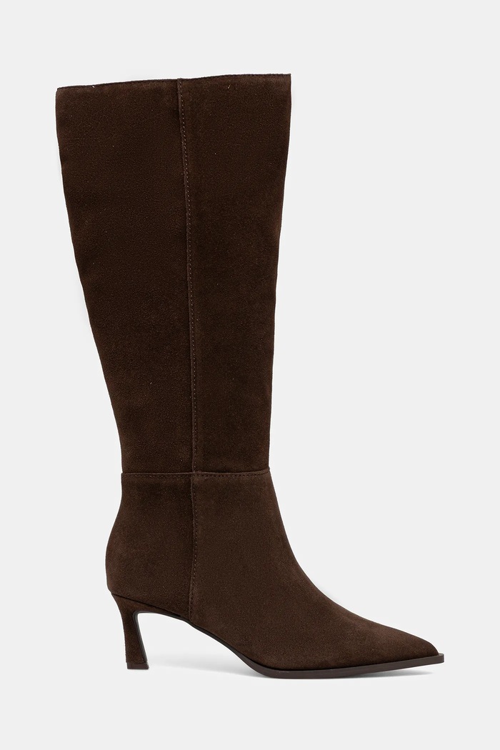 Steve Madden kozaki zamszowe Lucid 11004848.205 brązowy AW25