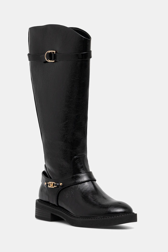 Μπότες Steve Madden Landslide φλατ μαύρο 11004979.001
