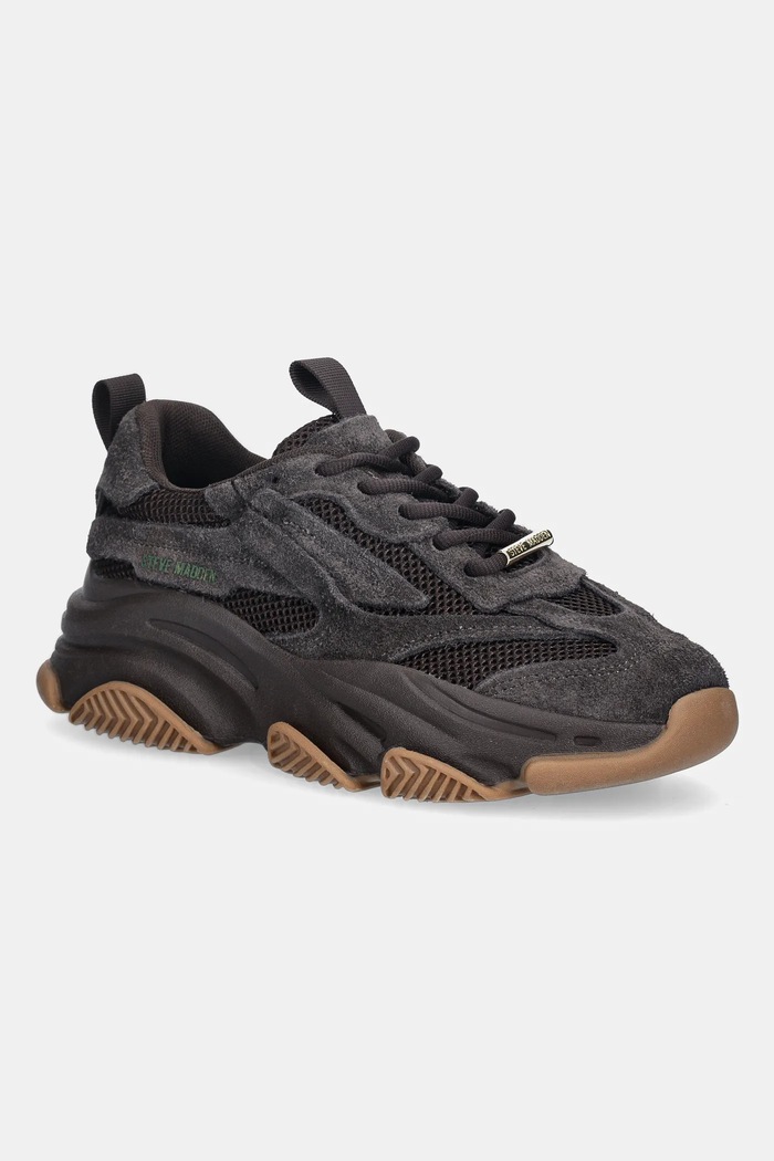 Steve Madden sportcipő Possession-E velúr bőr barna 11004652.880