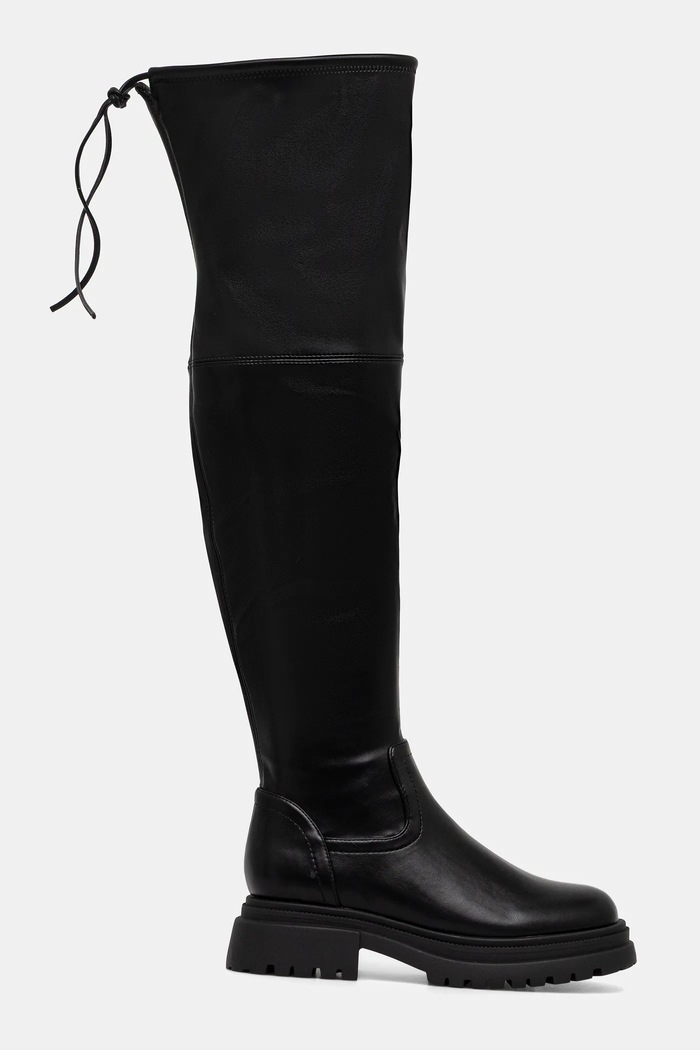 Vysoké čižmy Steve Madden Road 11004996.001 čierna AW25