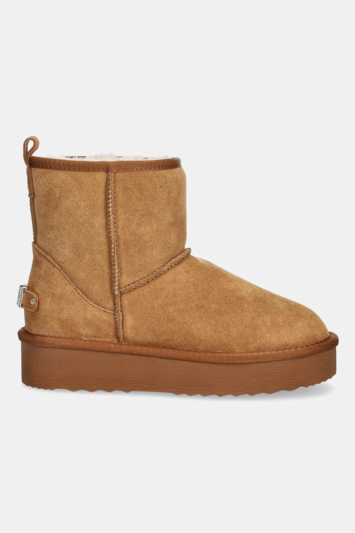 Steve Madden śniegowce zamszowe Tessah 11003483.839 brązowy AW25