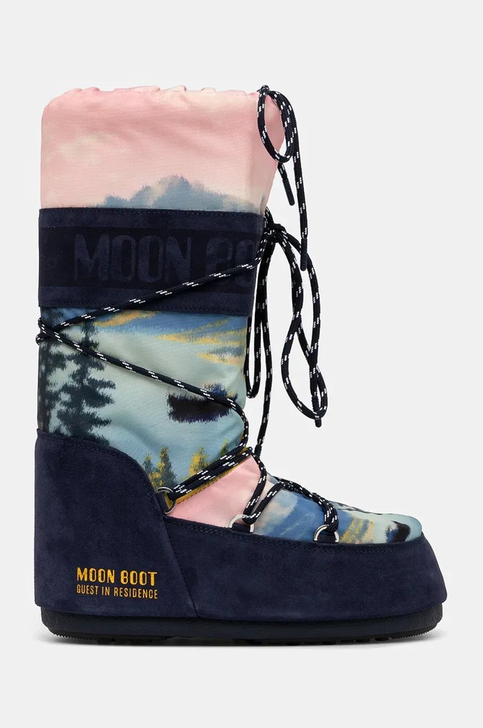Moon Boot cizme de iarnă MB X GIR ICON POSTCARD 80D1403090.F016 bleumarin AW25