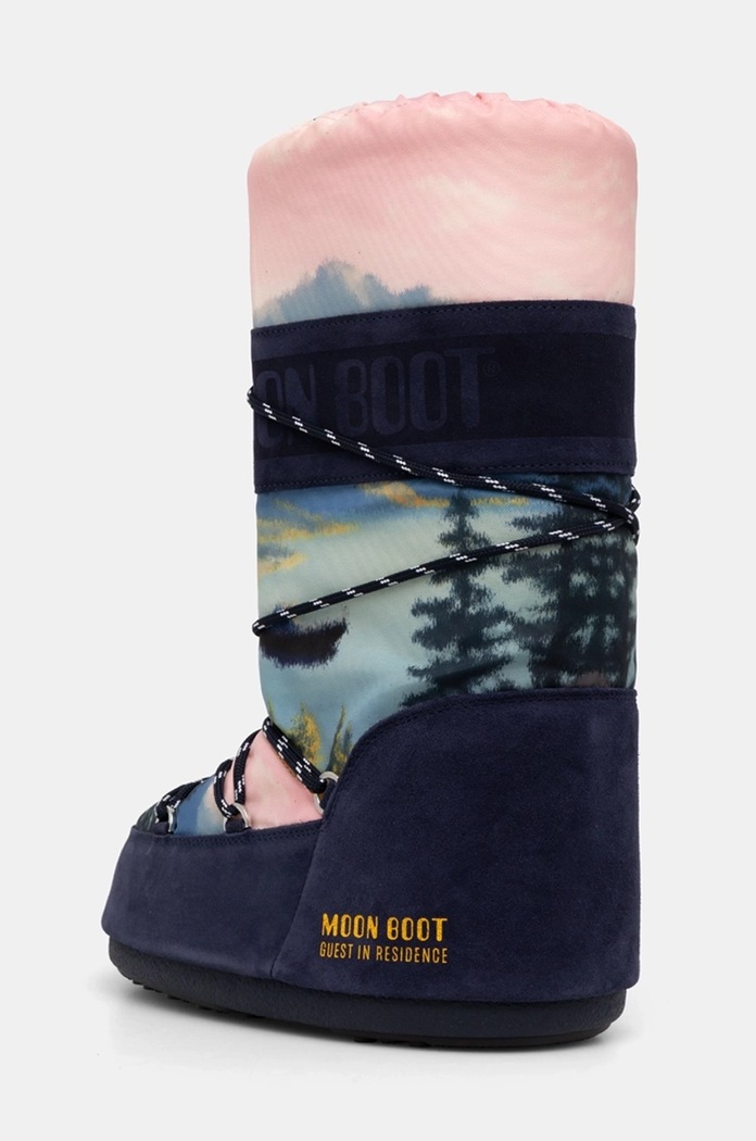 Încălțăminte Moon Boot cizme de iarnă MB X GIR ICON POSTCARD 80D1403090.F016 bleumarin