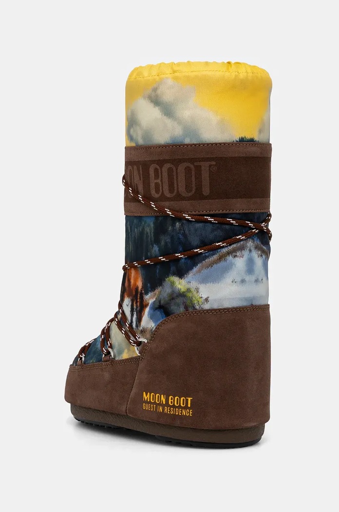 Încălțăminte Moon Boot cizme de iarnă MB X GIR ICON POSTCARD 80D1403090.M062 maro