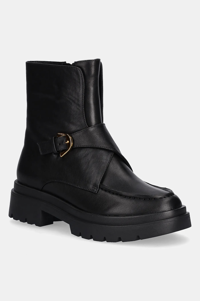 Coccinelle Cizme de piele negru E4.TD0.11.01.01.001