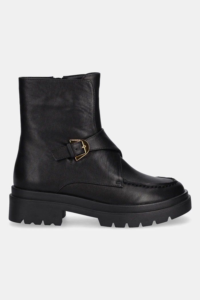 Coccinelle Cizme de piele E4.TD0.11.01.01.001 negru AW25