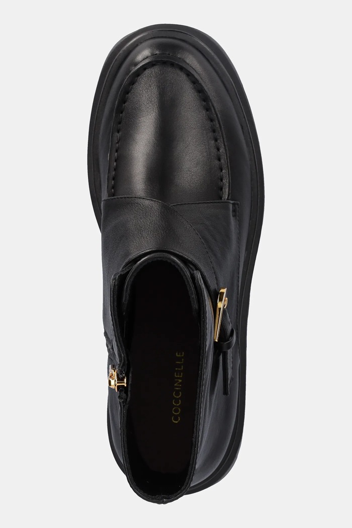 Cizme de piele Coccinelle E4.TD0.11.01.01.001 negru