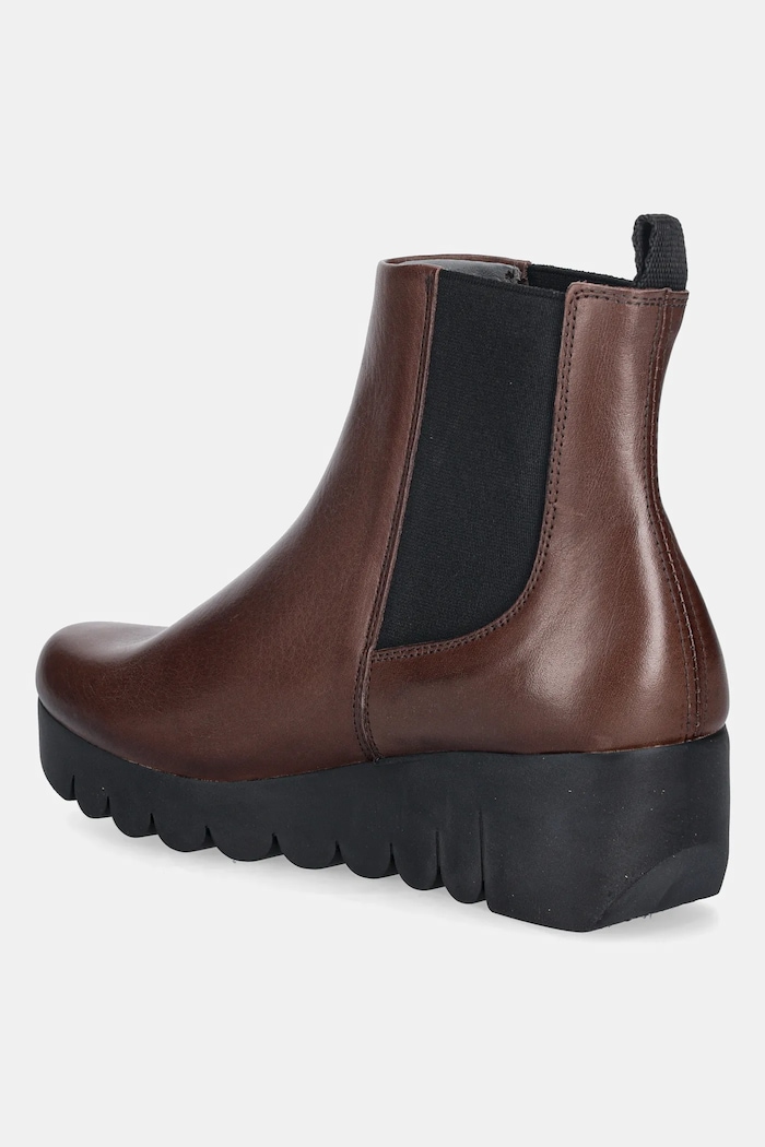 Încălțăminte Fly London ghete chelsea de piele VAZE177FLY P145177001 maro