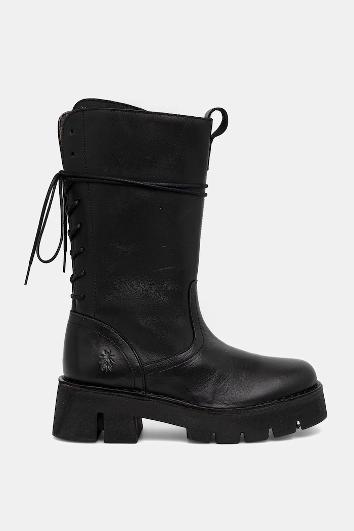 Δερμάτινες μπότες Fly London BERF160FLY P211160000 μαύρο AW25