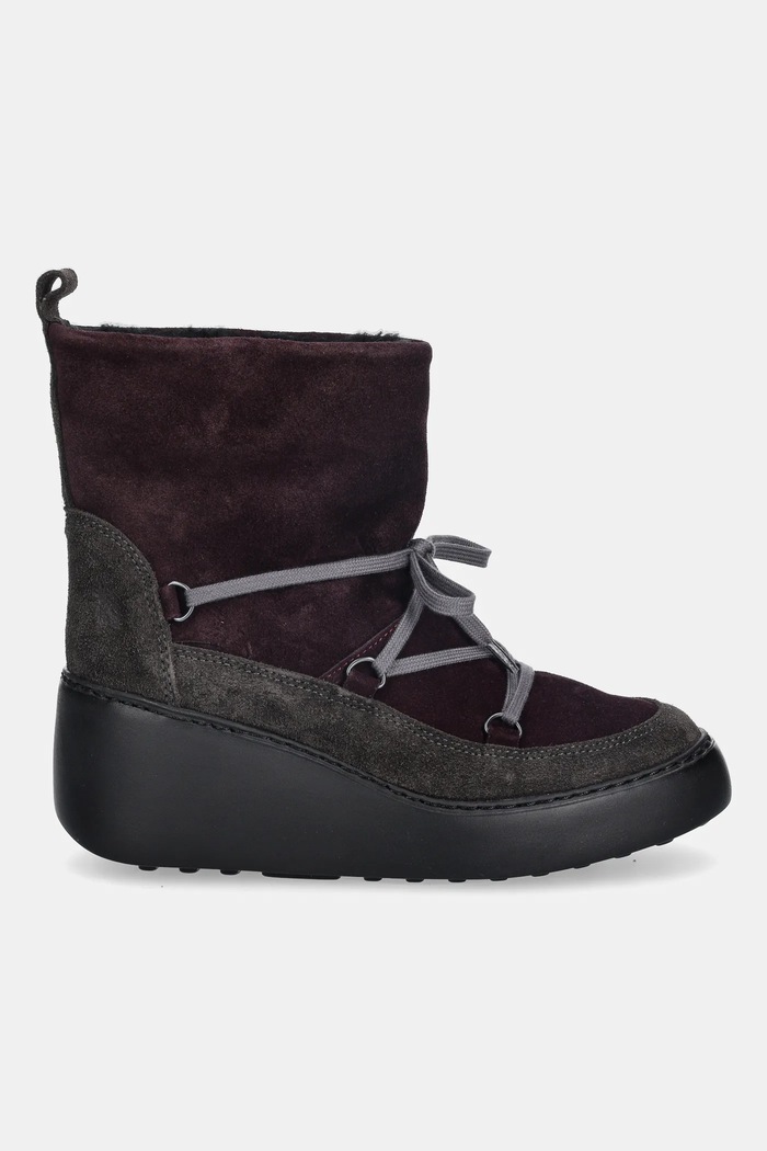Semišové sněhule Fly London DERE725FLY P601725002 fialová AW25