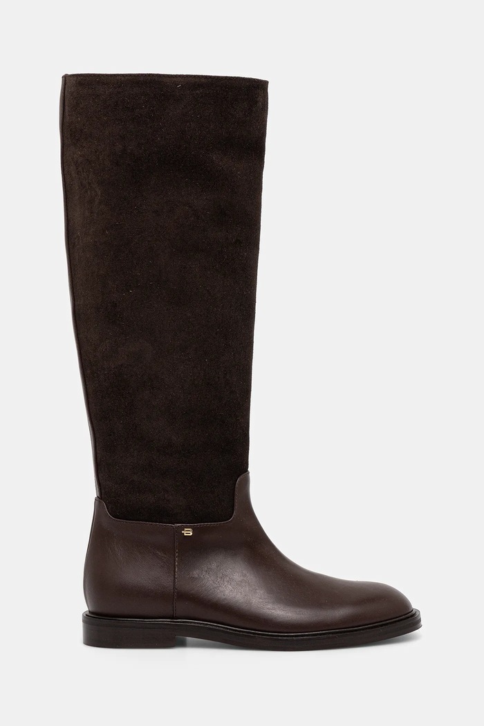 Baldinini kozaki skórzane D6B146P1VICR.3080 brązowy AW25