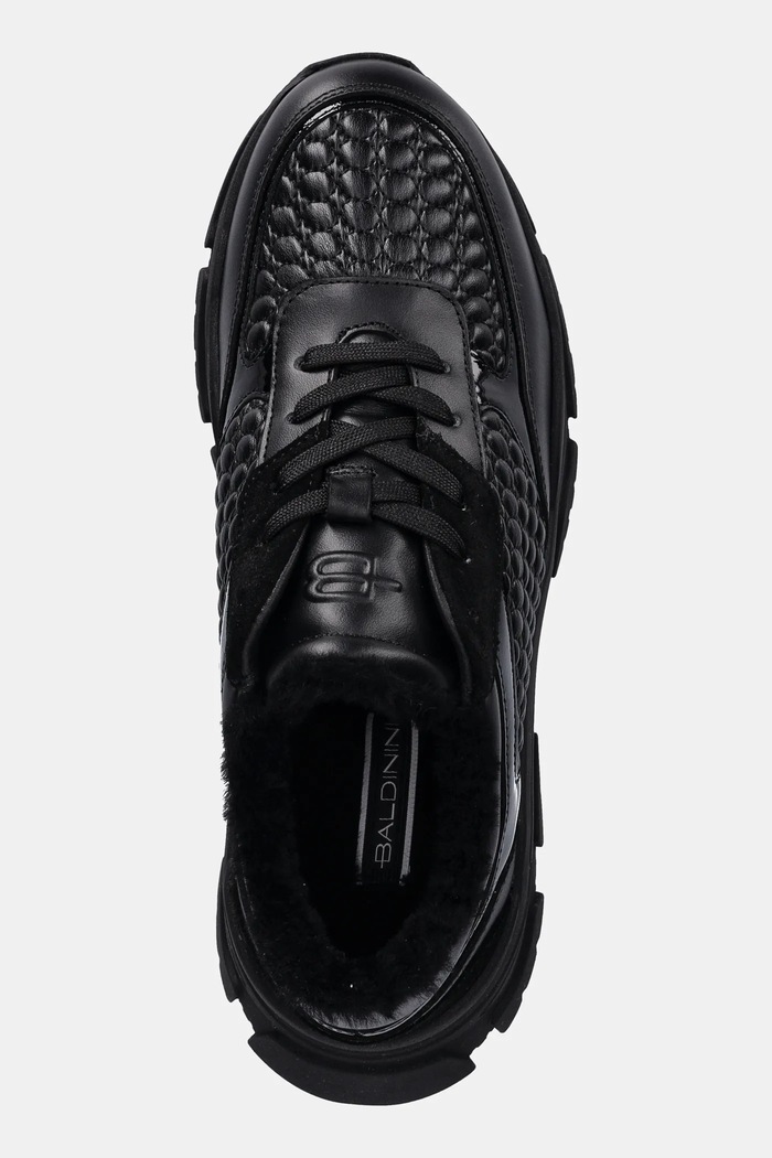 Baldinini sneakers in pelle nero D6B831A1ENAT.0000