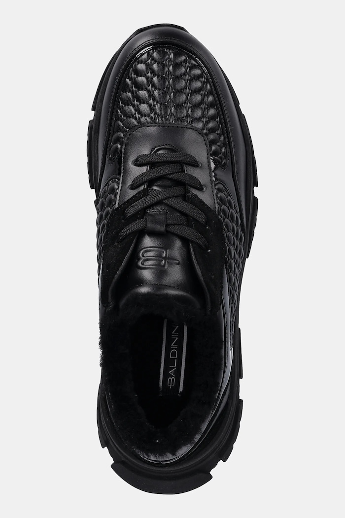 Baldinini sneakers in pelle nero D6B831A1ENAT.0000
