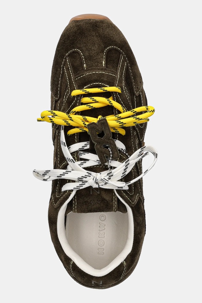 Σουέτ sneakers Nokwol Atlas Khaki Suede πράσινο Atlas.Khaki.Suede