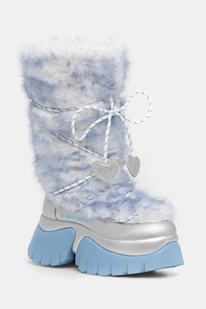 Koi Footwear cizme de iarnă Snow Miku x Hatsune Miku neizolat albastru Snow.Miku
