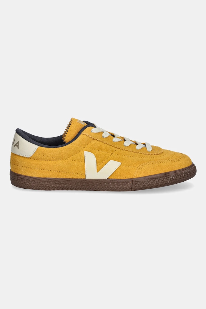 Veja bőr sportcipő Panenka FU0320900A sárga AW25