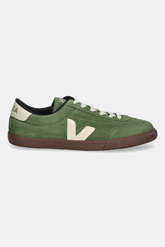 Kožené tenisky Veja Panenka FU0320902A zelená AW25
