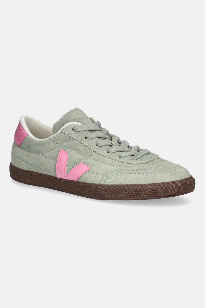 Veja leather sneakers Panenka suede green FU0320903A