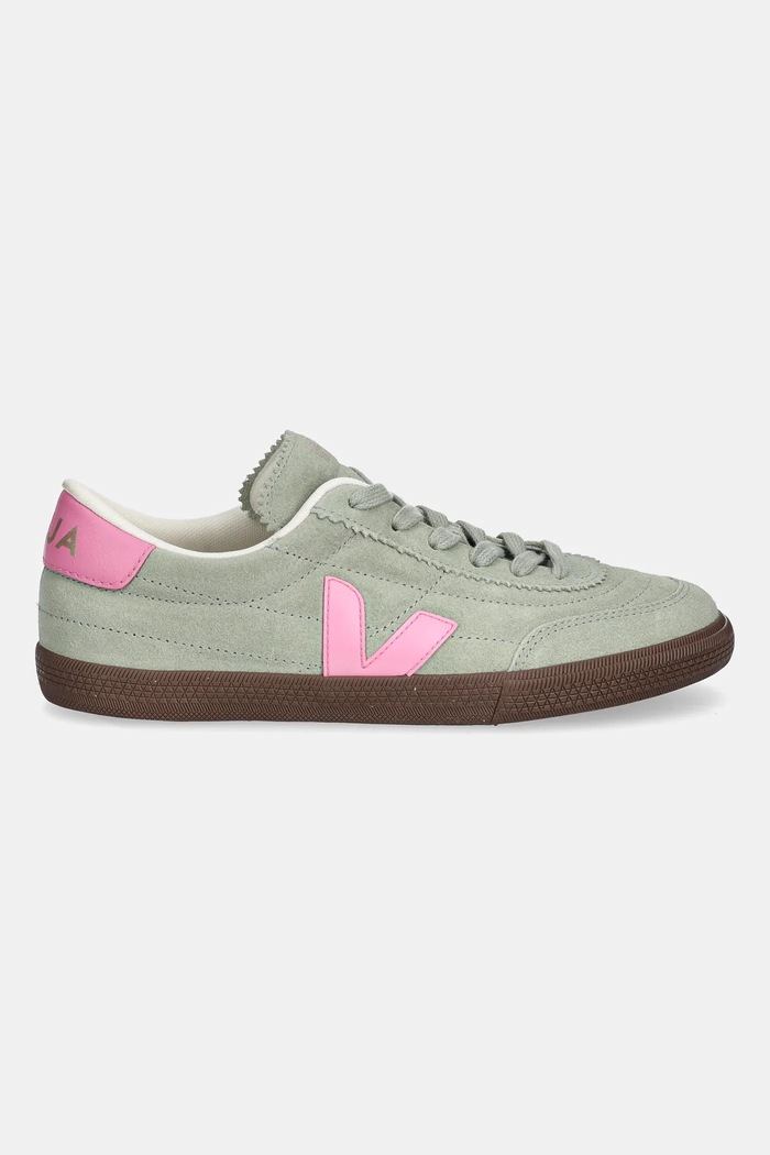 Veja leather sneakers Panenka FU0320903A green AW25