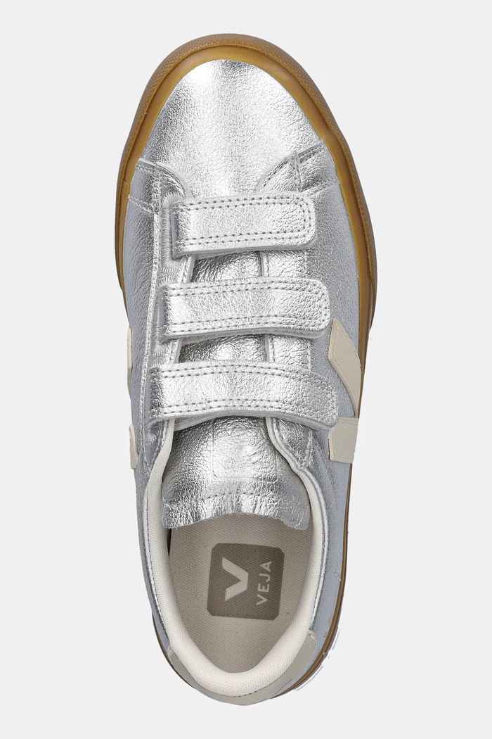 Veja sneakersy skórzane Recife Logo srebrny RC0520779A