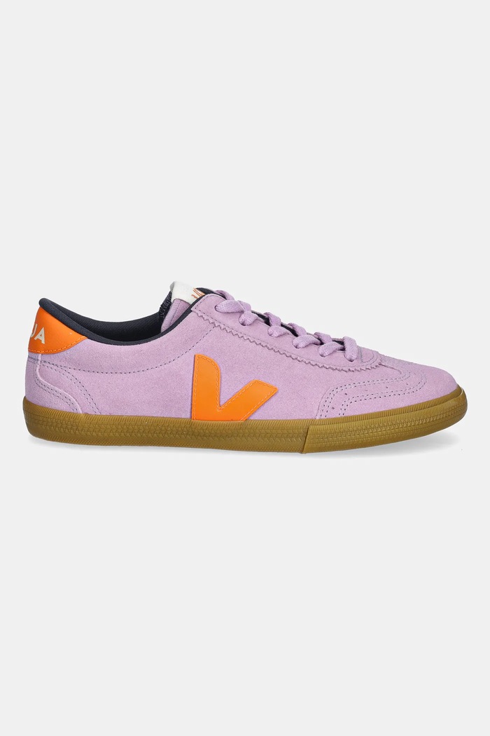 Veja bőr sportcipő Volley VO0320887A lila AW25