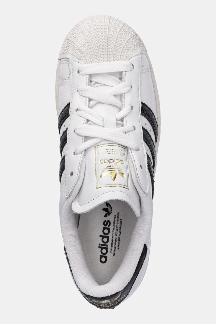 adidas Originals sneakers din piele Superstar II alb JP8162